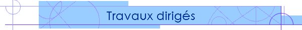 Travaux dirigs